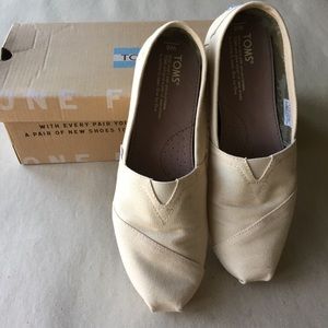 TOMS classic Sz 8 Natural Canvas